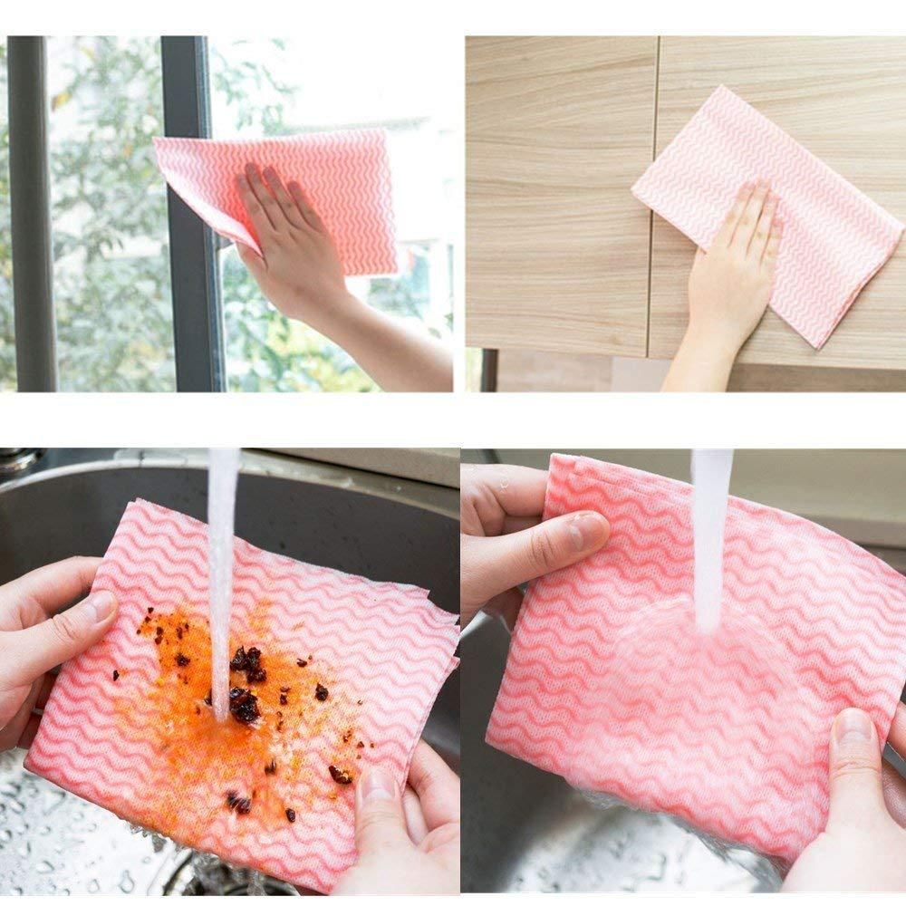 Disposable Kitchen Towels Cleaning Clothe (75 Sheets)
