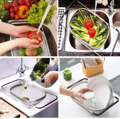 Stainless Steel Colander Oval Shape