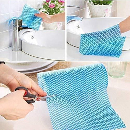Disposable Kitchen Towels Cleaning Clothe (75 Sheets)