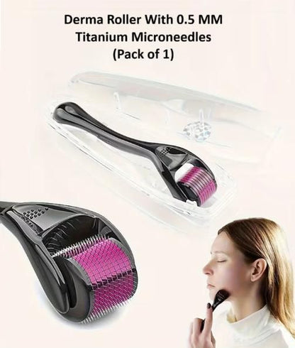 Derma Roller With 0.5 MM Titanium