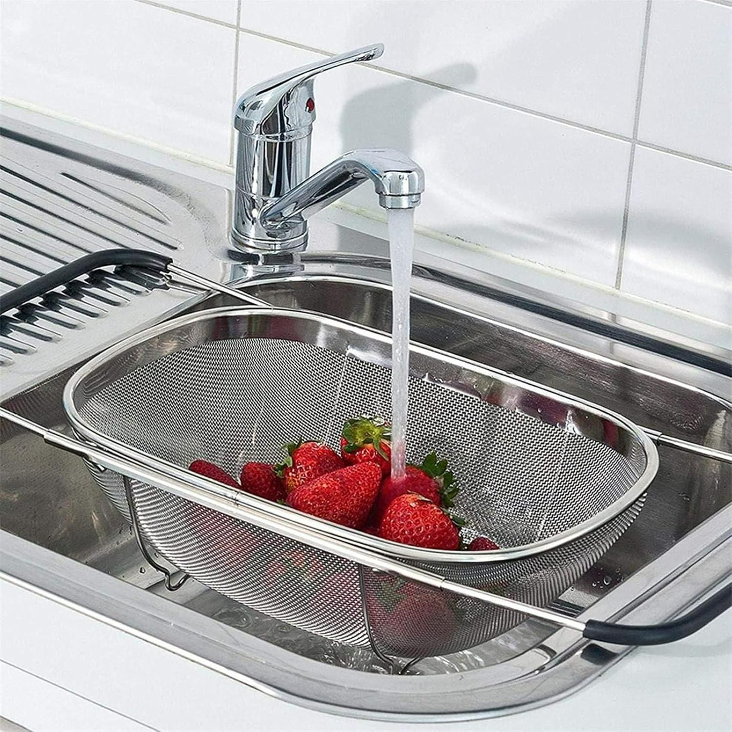 Stainless Steel Colander Oval Shape