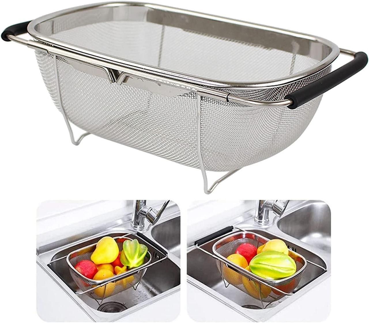 Stainless Steel Colander Oval Shape