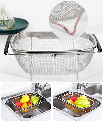 Stainless Steel Colander Oval Shape