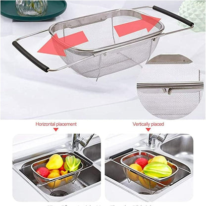Stainless Steel Colander Oval Shape