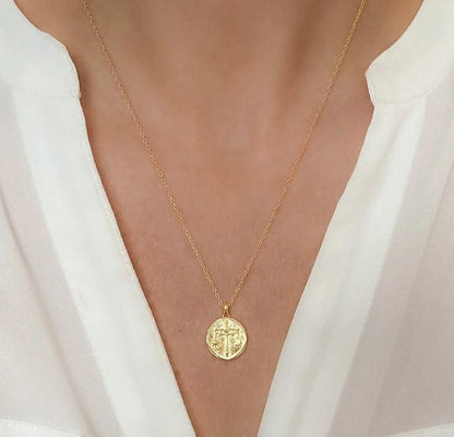 Gold Plated Zodiac  Necklace