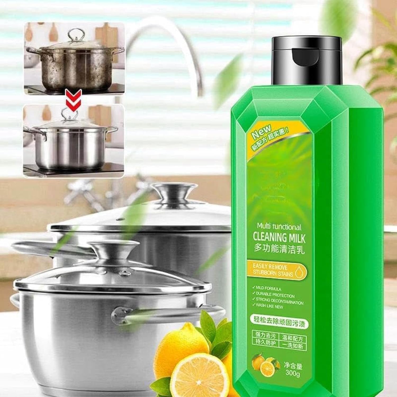 Powerful Multifunctional Concentrated Cleansing Liquid (Pack Of 4)