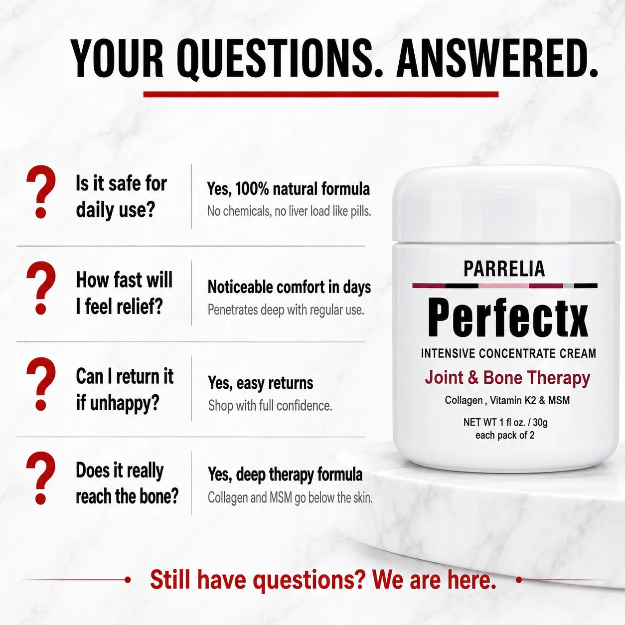 Original Perfectx Collagen Joint & Bone Therapy Cream