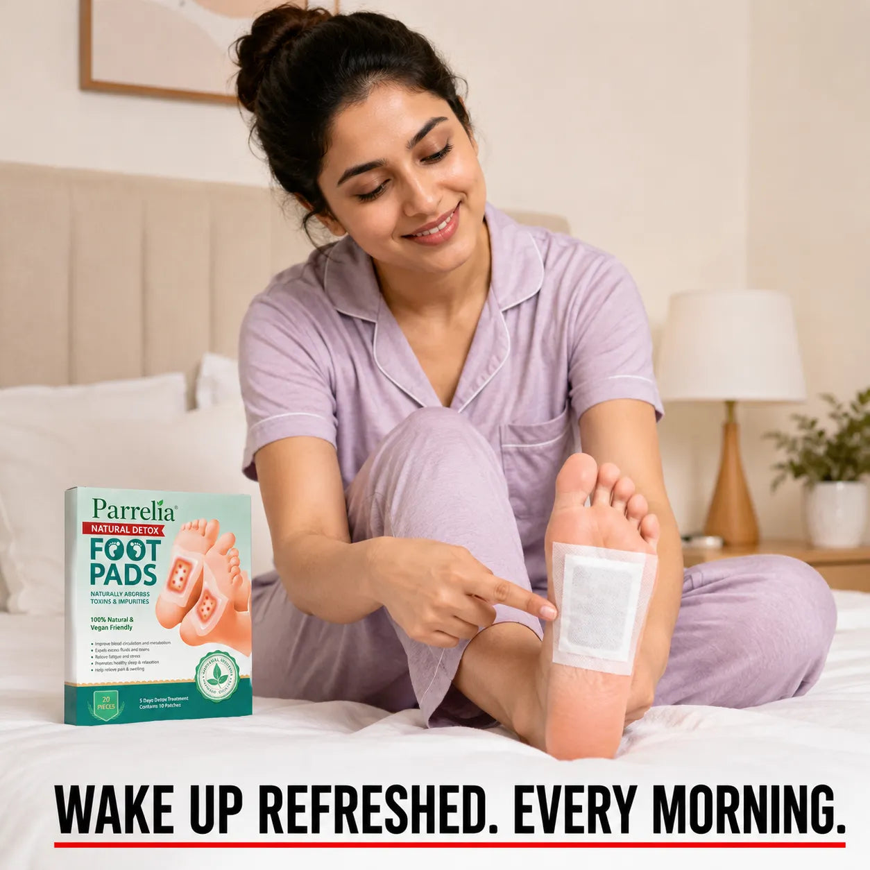 ToxClear Herbal Foot Patches [Total 20 Pads]