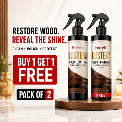 Lustera Wood Cleaner and Polish Pack of 2 – Buy 1 Get 1 Free