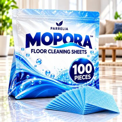 Mopora floor cleaning sheets 100-piece pack