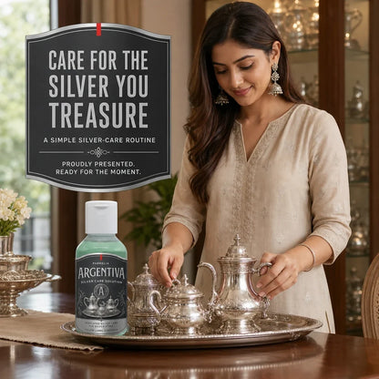 Argentiva Silver Care Solution for a simple silver-care routine