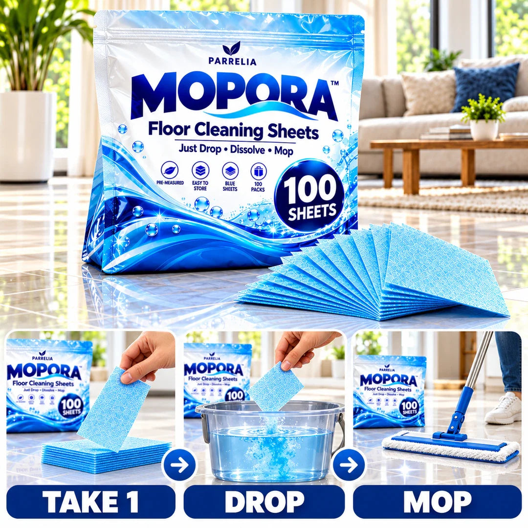 How to use Mopora floor cleaning sheets