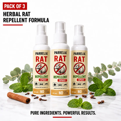RatShield Herbal Repellent Spray (Pack of 3)