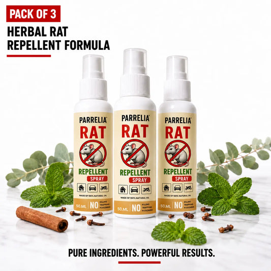 RatShield Herbal Repellent Spray (Pack of 3)