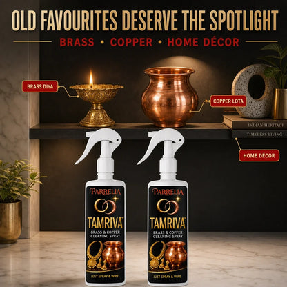 Tamriva pack of 2 for brass copper and home decor